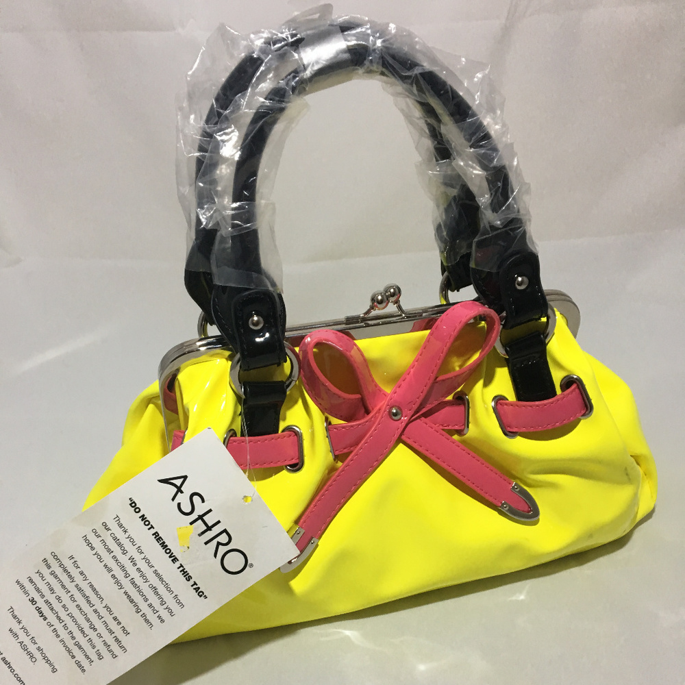 Ashro Yellow Handbag